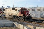 SOO 6031 leads 282 out of the late afternoon sun